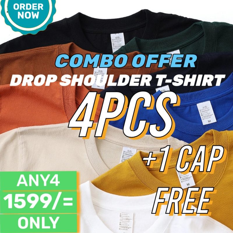 Any 4pcs - Drop Shoulder Combo
