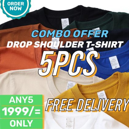 Any 5pcs - Drop Shoulder Combo