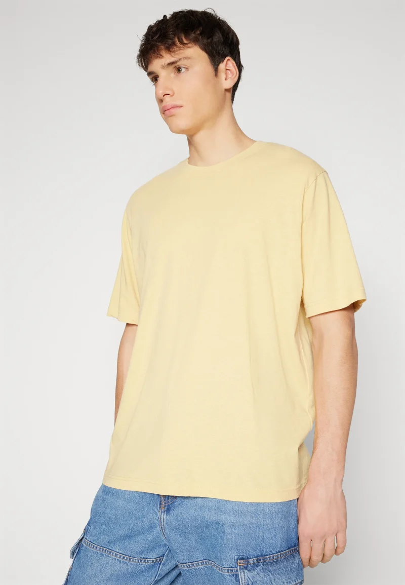 Deep Beige- Drop Shoulder T-shirt - Image 2