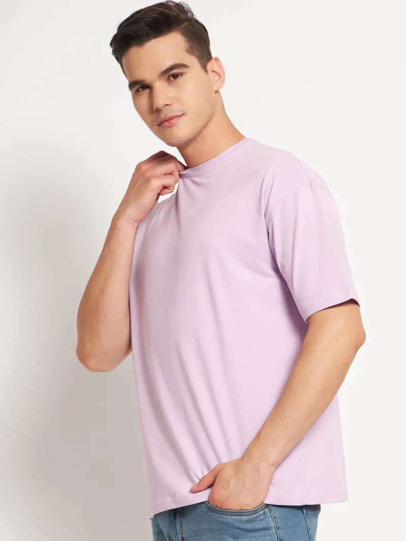 Lavender - Drop Shoulder T-shirt - Image 3