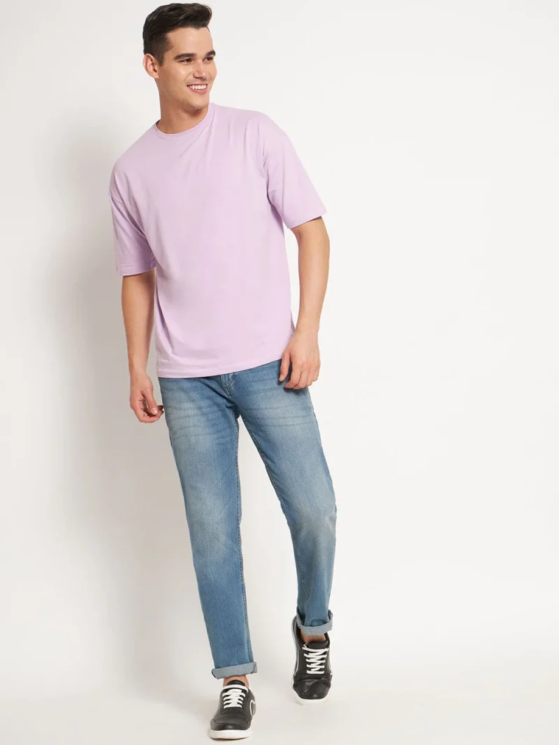 Lavender - Drop Shoulder T-shirt - Image 2