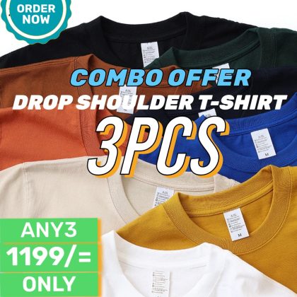 Any 3pcs - Drop Shoulder Combo