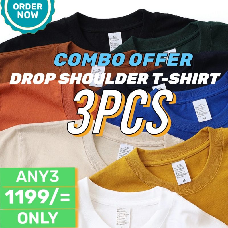 Any 3pcs - Drop Shoulder Combo