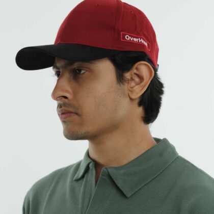 Premium Combination Cap - Maroon
