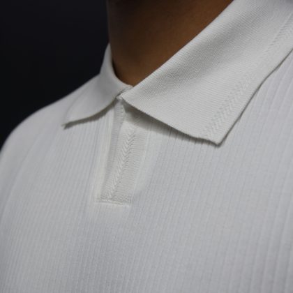 Textured Polo Shirt - White