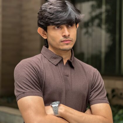 Coffee - Textured Polo Shirt