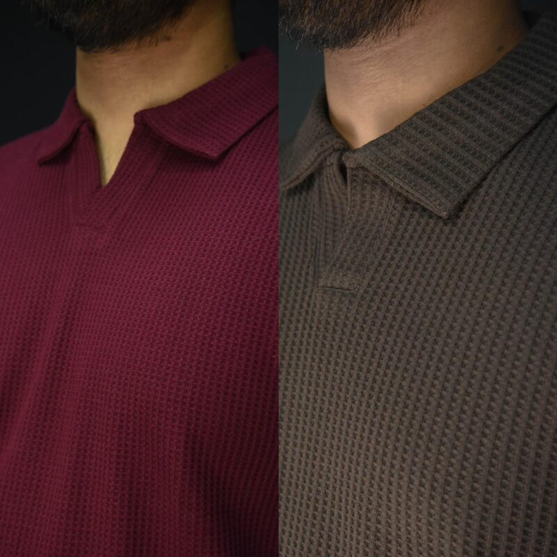2pcs Combo- Maroon + Chocolate Executive Polo