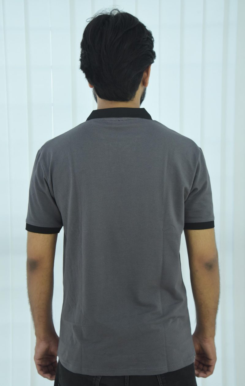 Ash - Contrast Polo Shirt - Image 4