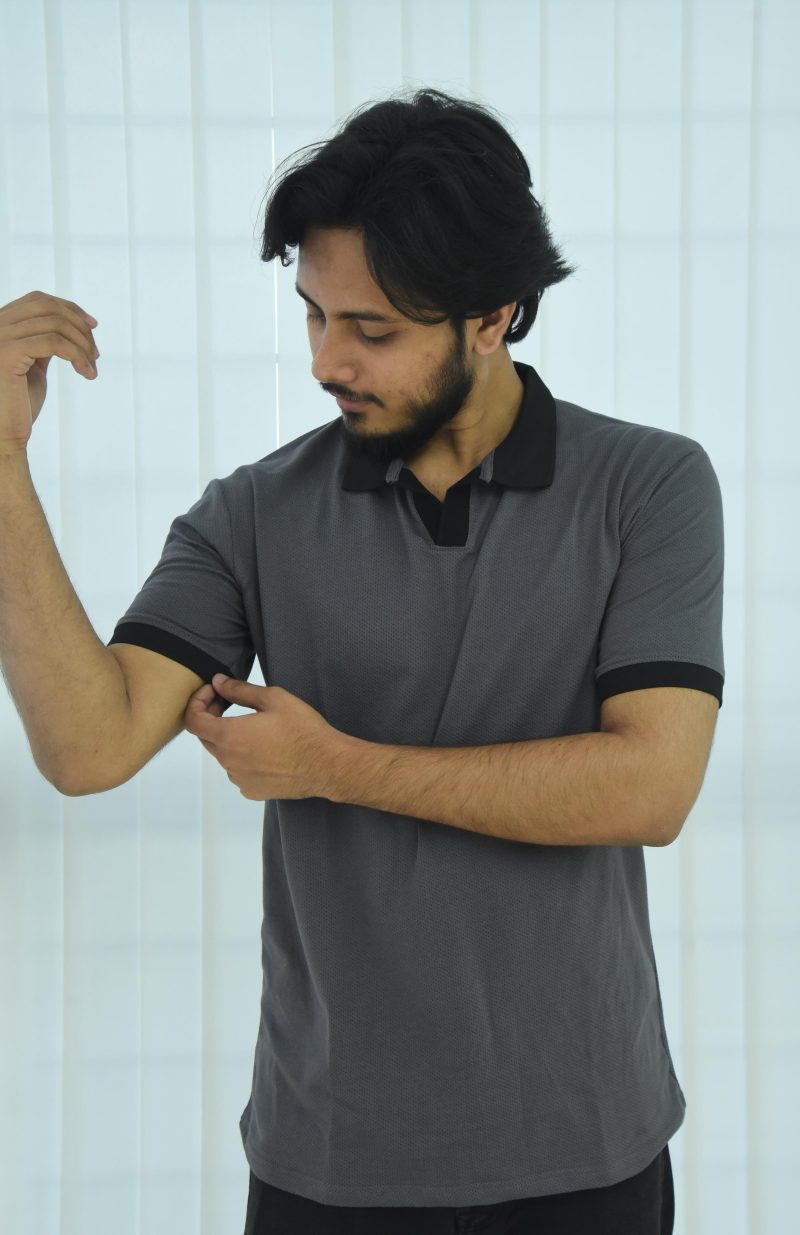 Ash - Contrast Polo Shirt