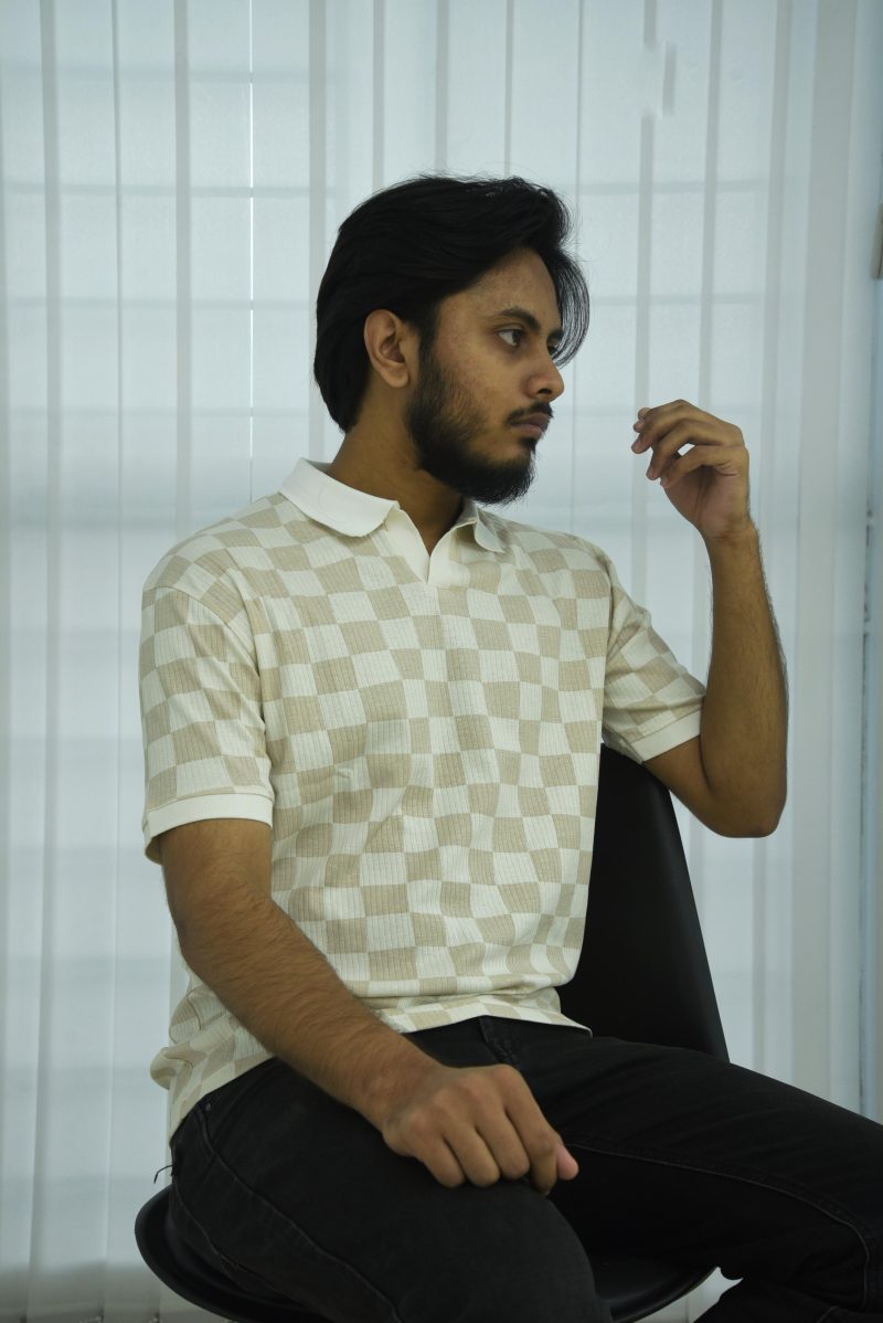 Square Cream - Executive Polo Shirt - Image 2