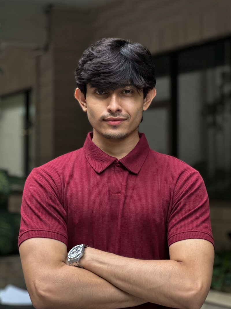 Maroon - Body Fit Textured Polo Shirt