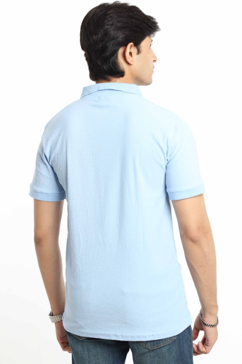 Sky Blue - Executive Polo Shirt - Image 6