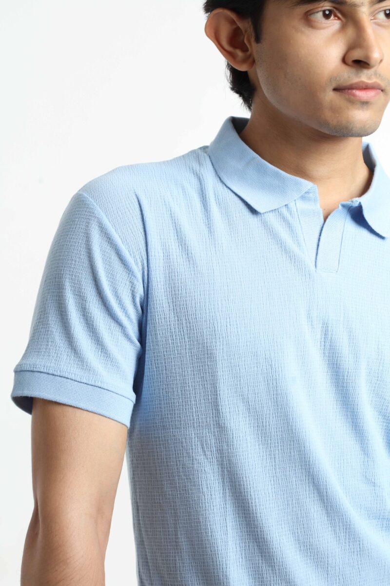 Sky Blue - Executive Polo Shirt - Image 4