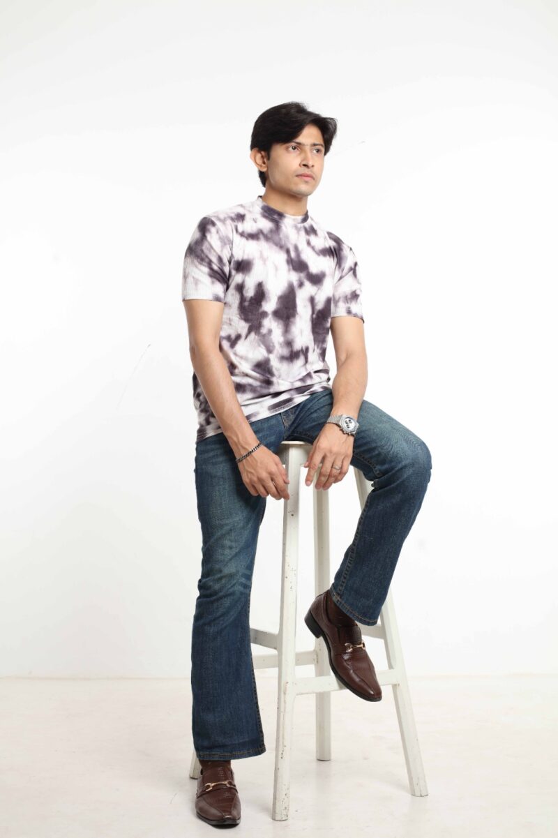 Acid Wash - Half Sleeve Tee - Image 8