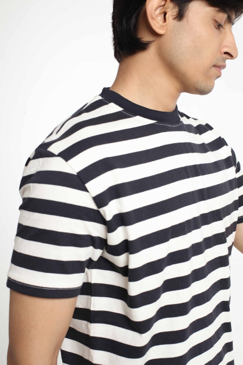 Black Stripe - Half Sleeve Tee - Image 6