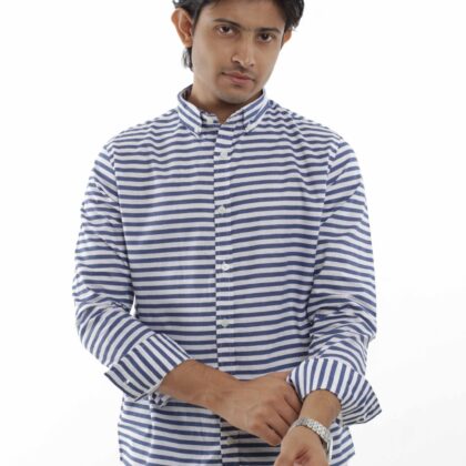 Horaizon Navy - Casual Printed Shirt