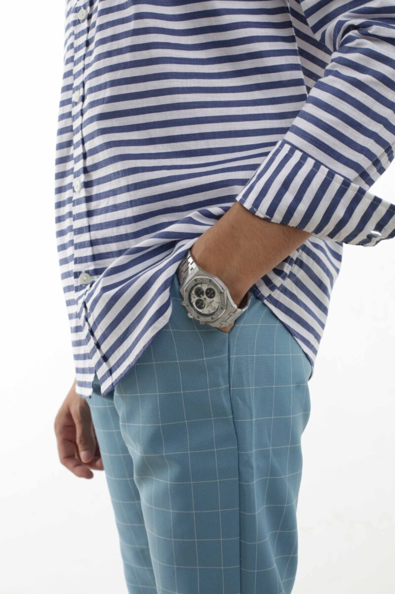 Horaizon Navy - Casual Printed Shirt - Image 2