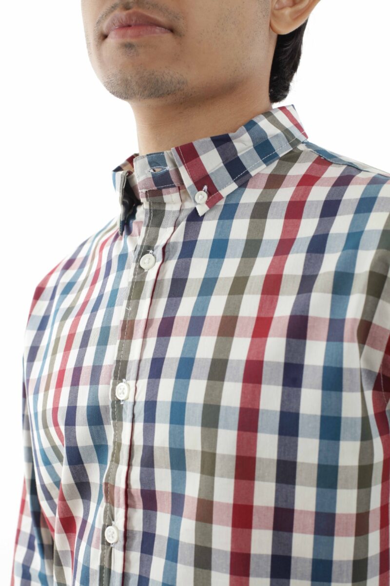 Multicolor Cheque Shirt - Image 3