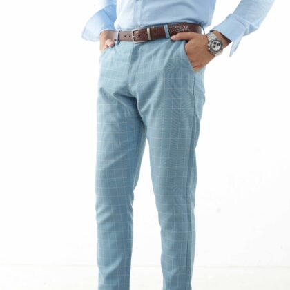 Blue - Stripe Pant