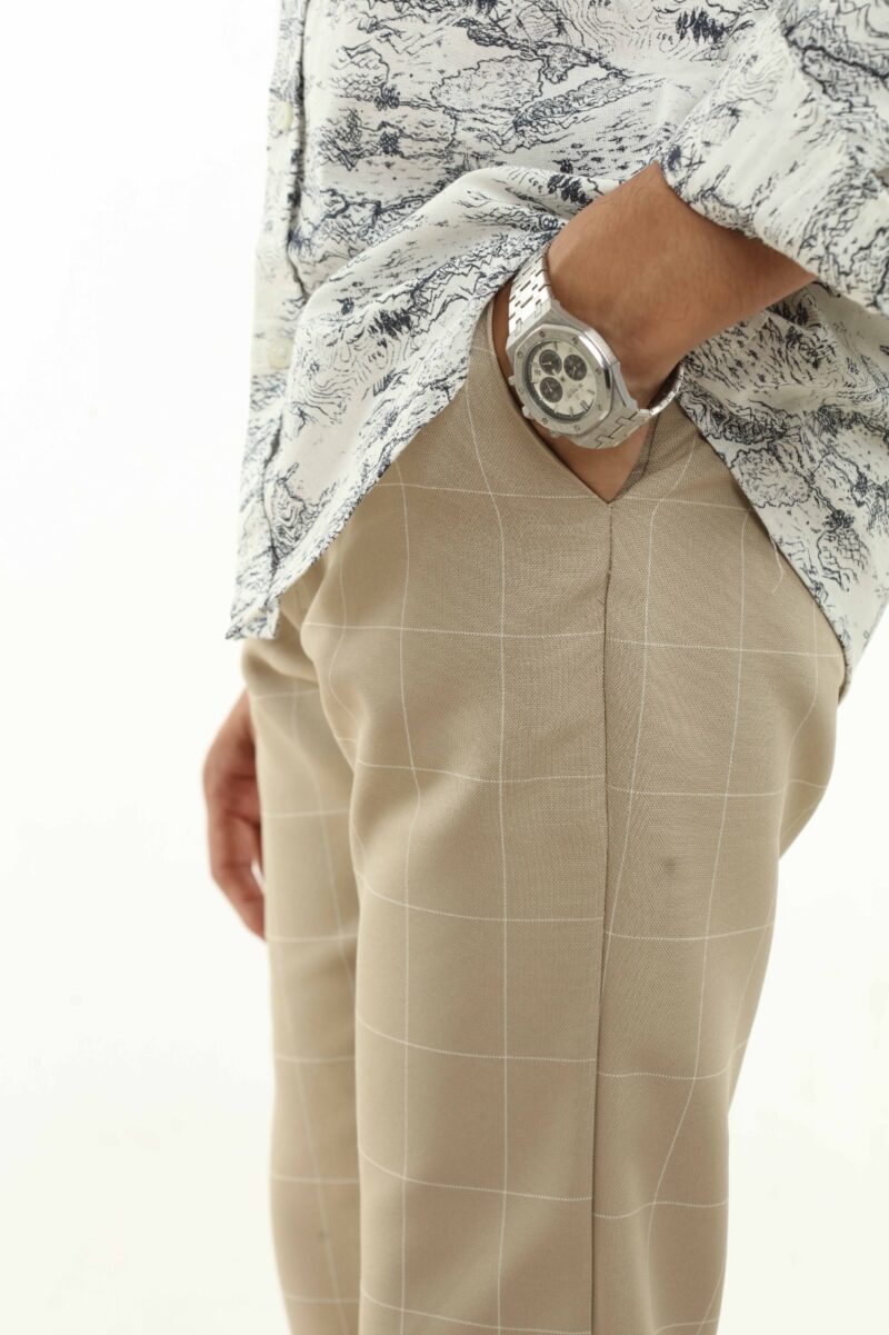 Brown - Stripe Pant - Image 3