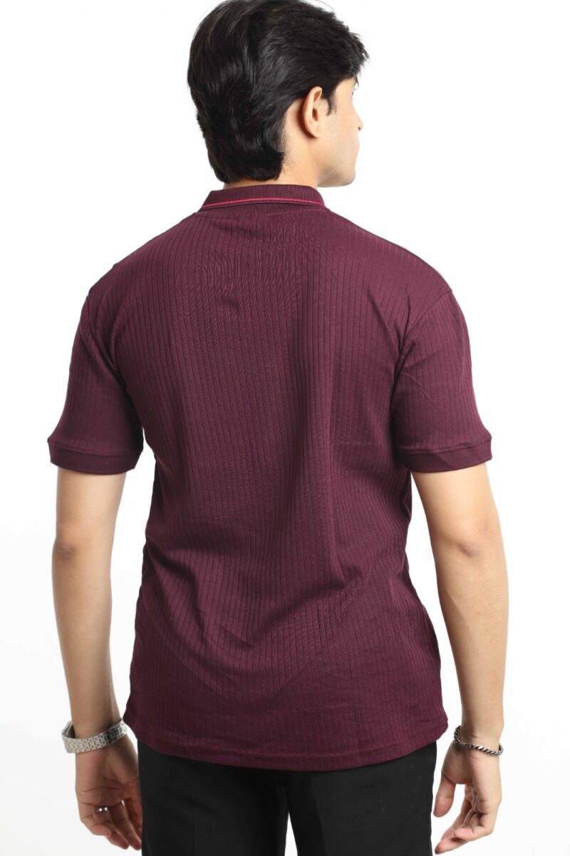 Maroon - Relax Polo (Light Weight) - Image 5