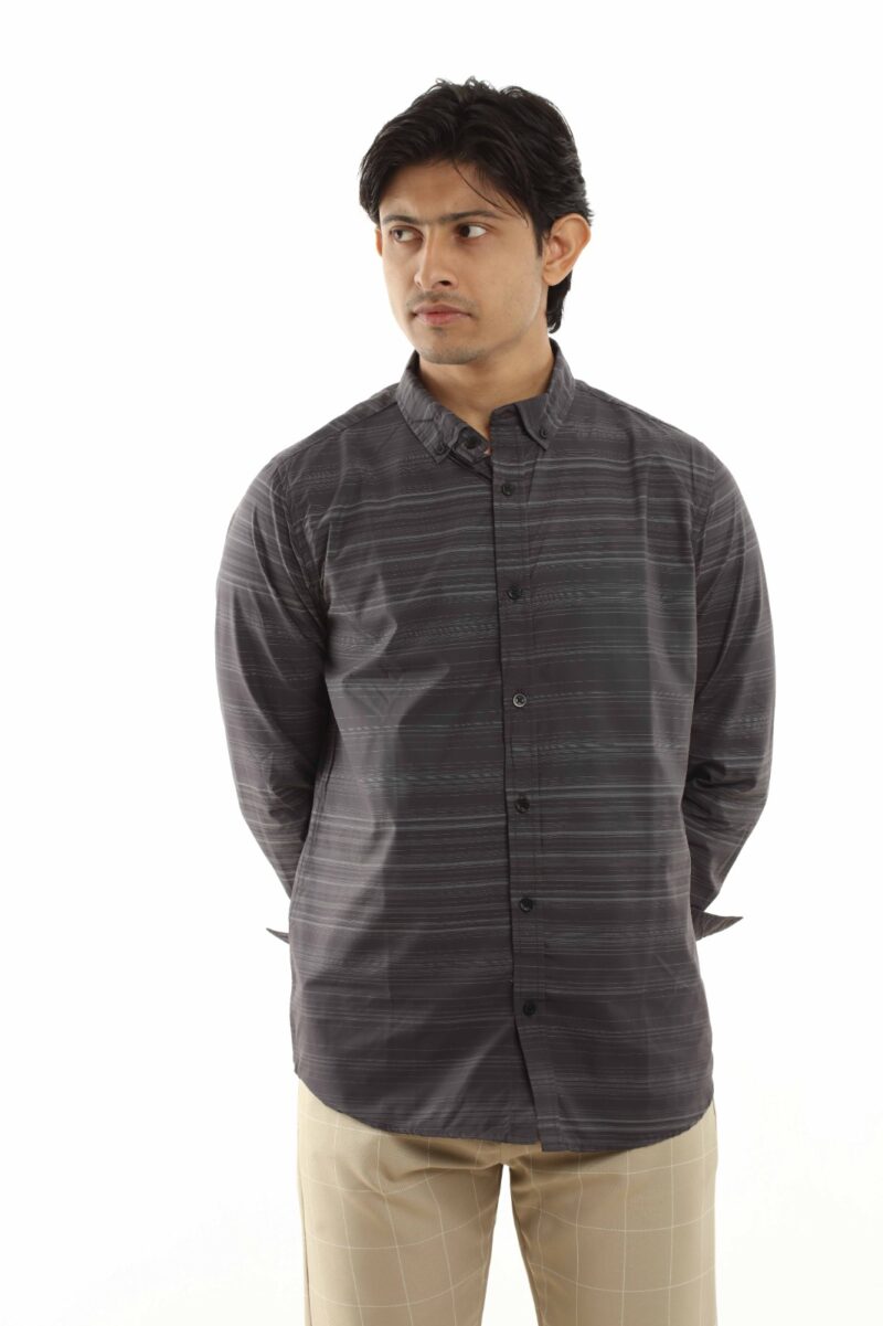 Space Line - Casual Printed Shirt - Image 3