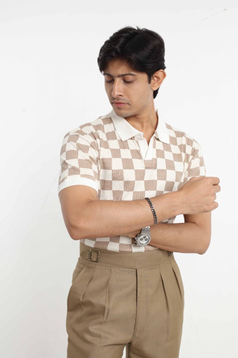 Square Brown - Executive Polo Shirt - Image 2