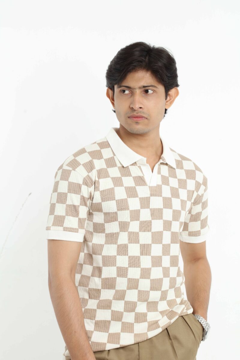 Square Brown - Executive Polo Shirt - Image 5