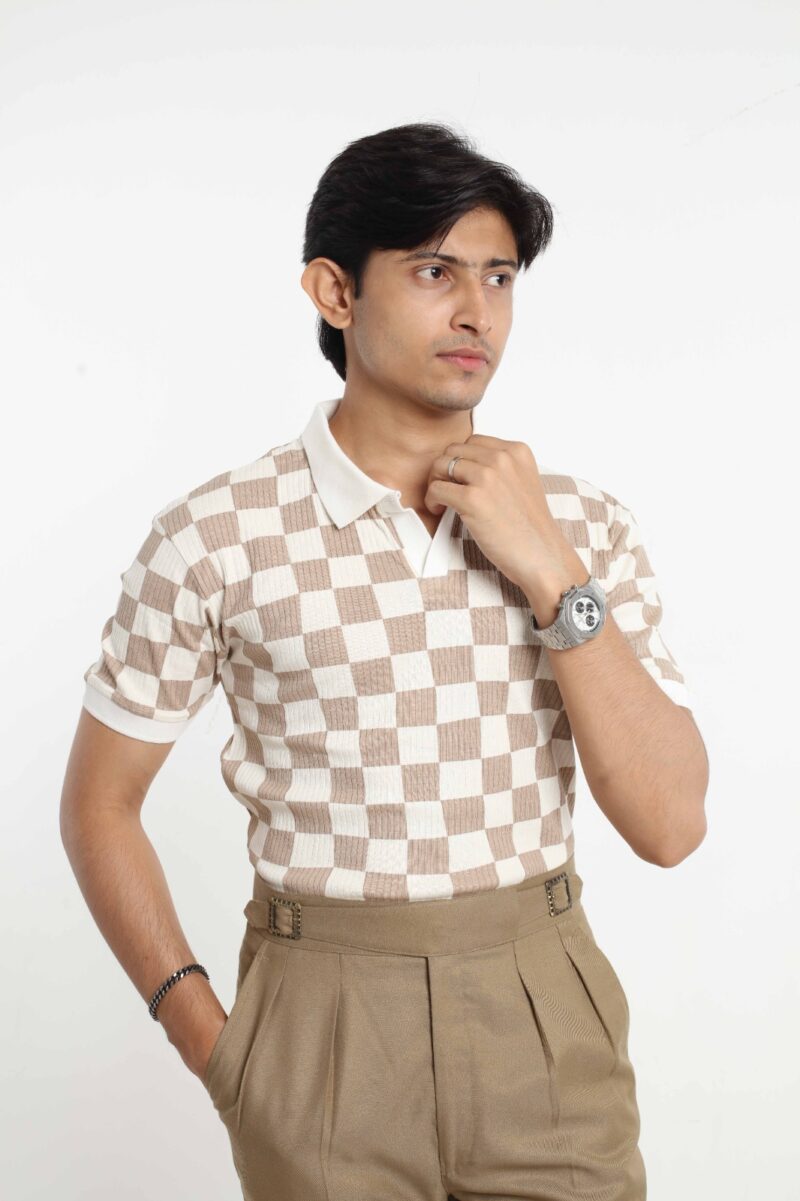 Square Brown - Executive Polo Shirt