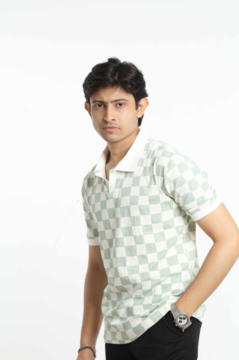 Square Green - Executive Polo Shirt - Image 4