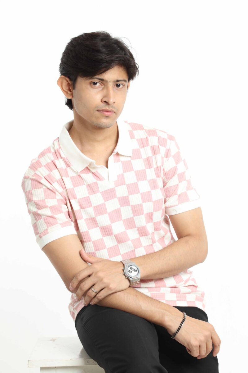 Square Pink - Executive Polo Shirt