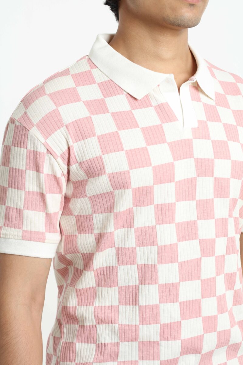 Square Pink - Executive Polo Shirt - Image 3