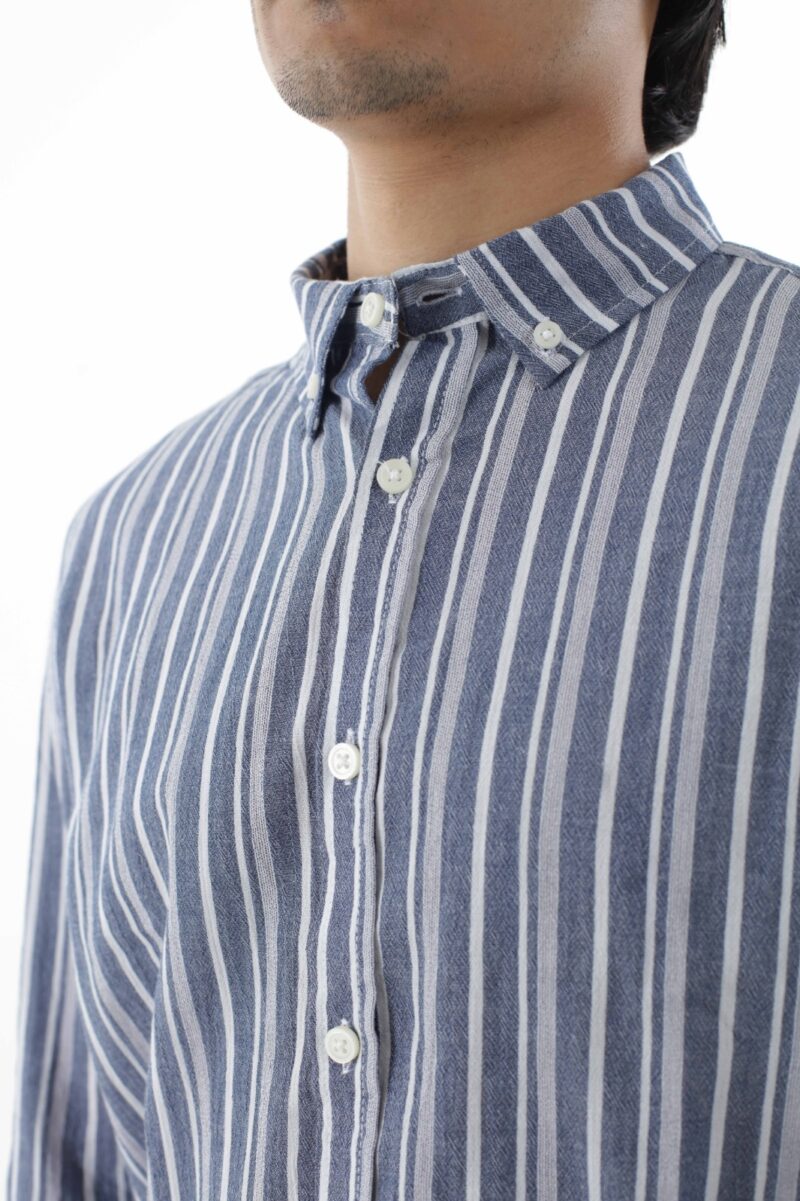 Vertical Stripe - Casual Printed Shirt - Image 2