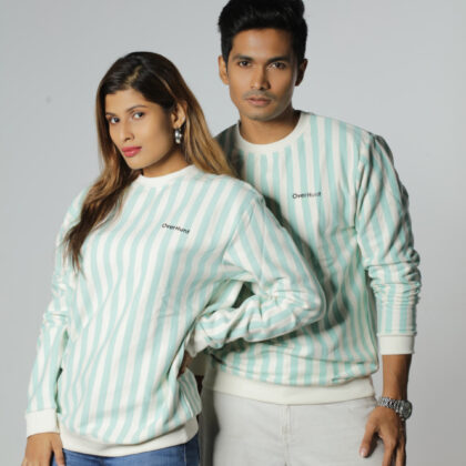 Cream & Paste Stripe - Unisex Sweatshirt