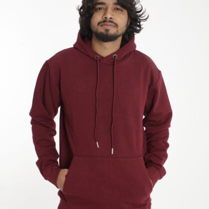 Maroon - No Logo Hoodie